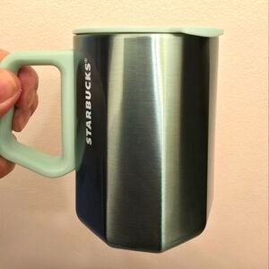 NWT Starbucks 2025 LATAM Limited Edition Stainless Steel Mug with Mint Handle